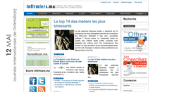 Desktop Screenshot of infirmiersdumaroc.com