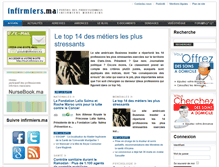 Tablet Screenshot of infirmiersdumaroc.com